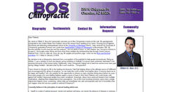 Desktop Screenshot of boschiropractic.com