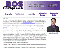 Tablet Screenshot of boschiropractic.com